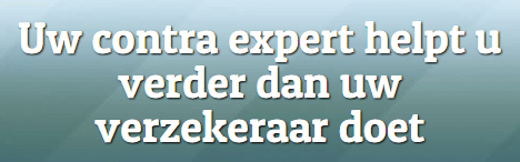 Contra expertise bij schade | Maximaal resultaat! | Schadeoplossing Nederland B.V.